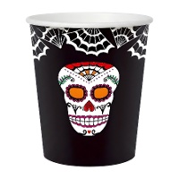 Copos do Dia dos Mortos 255ml - 6 unid.