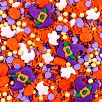 Sprinkles de Halloween Bruxa Travessa, 90 g - Azucren
