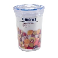 Tupper de 1,2 L de plástico cilíndrico