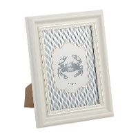 Moldura para foto 13 x 18 cm branca - estilo vintage