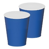 Copos coloridos de 270 ml - 8 unidades