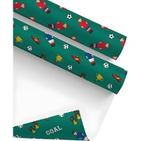 Papel de presente de Futebol 5 x 0,70 m - 1 unidade