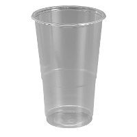 Copos de 250 ml de plástico transparente - 50 unidades