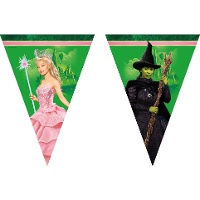 Bandeirola de Wicked com Glinda e a Bruxa Malvada