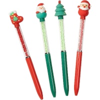 Caneta de Natal com luz - 1 unidade