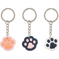 Chaveiro de Impressão de Patinha de Animal de Estimação - 1 unidade