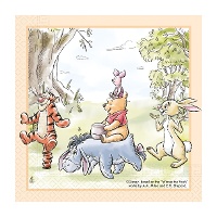 Guardanapos Winnie the Pooh motivo natureza 16,5 x 16,5 cm - 20 unidades