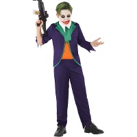 Fato de palhaço roxo para crianças