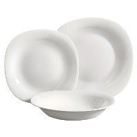 Conjunto de Louças Quadradas - 18 Peças