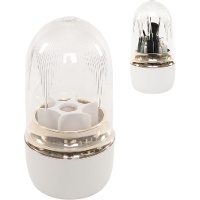 Organizador giratório 360° para maquiagem - 11,5 x 11,5 x 24,5 cm