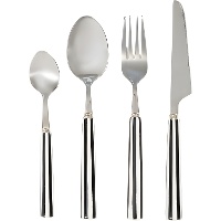 Conjunto de Talheres Excellence com cabo listrado - 4 peças