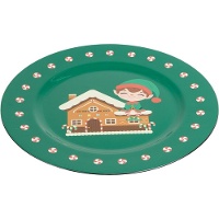 Sousplat decorativo com duende, 33 cm