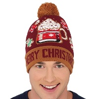 Gorro de Natal em forma de pão de mel