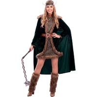 Fato de Viking norueguês para mulher