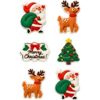 Figuras de açúcar da coleção Christmas Magic - Azucren - 8 unidades