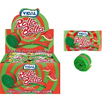 Regaliz Rolla Belta melancia com toque pica - Vidal - 24 unidades