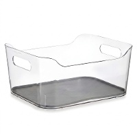 Organizador de casa de banho 24,5 x 17 x 10,5 cm com pegas