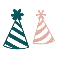 Cortantes para Chapéus de Festa Zag - Misskuty - 2 unidades