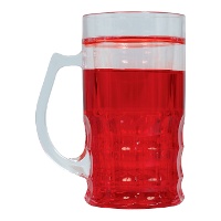 Caneca de cerveja com sangue 15 cm