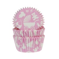 Cápsulas de cupcake para bebé - House of Marie - 50 unidades