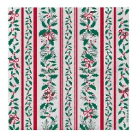 Guardanapos de 16,5 cm de folhas de azevinho - 30 unidades