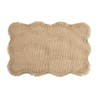 Lugar americano 45 x 30 cm com borda ondulada - 1 unidade