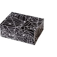 Caixa para doces de aranhas 18 x 13,5 x 7,5 cm - Decora - 1 unidade