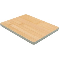 Tábua de cortar 27 x 20 cm com borda verde