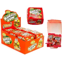 Caixa de pastilhas elásticas Burger 14 gr - 12 unidades