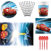 Pack para festa com o tema Cars - 8 pessoas