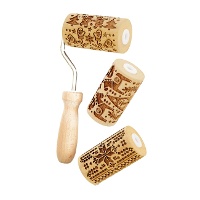 Kit de mini rolos marcadores de Natal - Scrapcooking - 4 pcs.