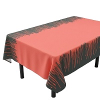 Toalha de mesa com efeito de sangue para Halloween - 180 x 120 cm