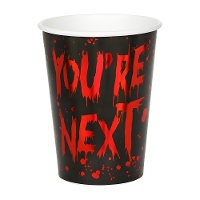 Copos sangrentos de Halloween de 250 ml - 6 unidades