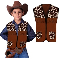 Colete de cowboy infantil