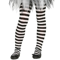 Collants às riscas para criança