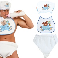 Conjunto de bebé adulto - 3 peças