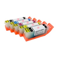 Pack de cartuchos de limpeza para tinta comestível colorida CLI 580/581 - 5 unidades - Pastkolor