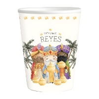 Copos de 266 ml dos Três Reis Magos - 6 unidades