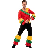 Fato de Rumbero Vermelho para homem