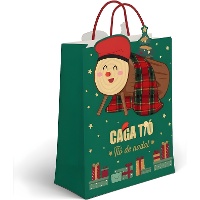 Saco de presente 23 x 18 x 10 cm do Tió de Nadal