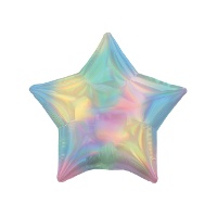 Balão estrela iridescente 48 cm - Anagrama - 1 peça