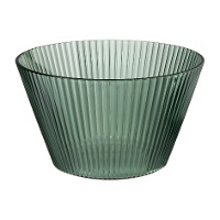 Tigela acrílica listrada 14 cm