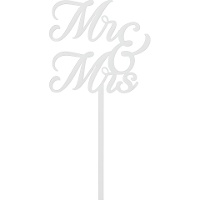 Topper para bolo MR & MRS