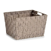 Cesto cónico reto em tecido 35 x 25 x 20,5 cm - 1 unid.