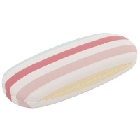 Estojo para Óculos com Listras em Tons Pastel