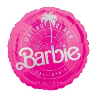 Balão Barbie com logotipo Malibu de 43 cm