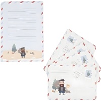 Cartões com envelopes para Olentzero - 6 unidades