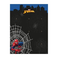 Expositor de donuts do Spiderman com teia