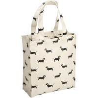 Bolsa de tecido impermeável Teckel com zíper