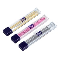 Recarga de minas de lápis fúcsia, amarelo e preto - Prym - 3 peças